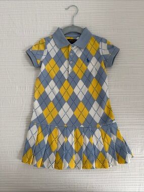 Polo Ralph Lauren Toddler Argyle Polo Dress